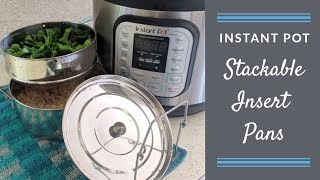 Quinoa amp Steamed Broccoli  Instant Pot Stackable Pans [upl. by Call865]