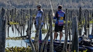 Bass Fishing a DRAINED LAKE  Rodman Reservoir  SMC Episode 1213 [upl. by Ojytteb]