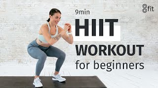 9minute HIIT Workout For Beginners to Start Your Fitness Journey [upl. by Alegnaed]