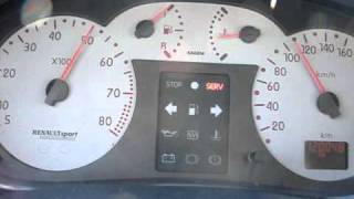 TEST Przyspieszenie  Renault Clio Sport 20 16v 169KM 0140 Kmh [upl. by Sauers853]