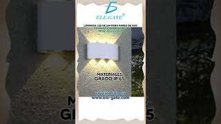 Lámpara Led De 6w Para Pared De Uso Exterior E Interior Ip67 [upl. by Neenad]