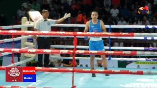 QF 54 KG  Madan K Dangol RDS Boxing Club Defeted Mahendra Grg Pokhara Prakash Dahal Boxing [upl. by Lejeune465]