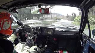 Corsa di macchina a nagano 2015 AlfaRomeo Alfetta GT [upl. by Anialram]