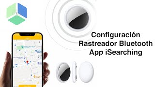 Localizador Smart Tag Bluetooth antipérdida configuración iSearching App [upl. by Ynad]