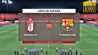 GRANADA VS BARCELONA COPA DE ESPAÑA SEMIFINALES IDA  30 [upl. by Gottfried568]