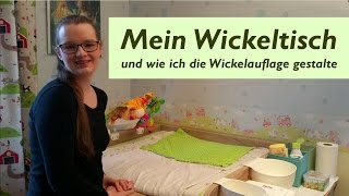 Mein Wickeltisch und wie ich die Wickelauflage gestalte  Meine Wickelkommode im Kinderzimmer [upl. by Anyalram]