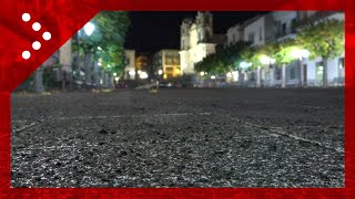 Parossismo Etna cenere vulcanica per le strade di Zafferana Etnea [upl. by Bourque86]