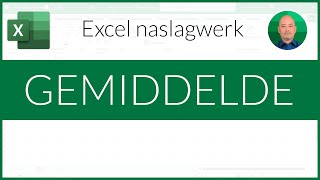 Excel naslagwerk GEMIDDELDE [upl. by Lonier]