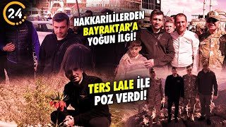 Hakkârililerden Selçuk Bayraktar’a Yoğun İlgi Ters Lale İle Poz Verdi [upl. by Clara]