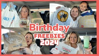 BIRTHDAY FREEBIES 2024 [upl. by Wainwright]