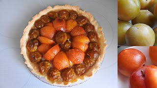 Recette Tarte aux prunes facile  Easy Plum Tart Recipe [upl. by Teryn]