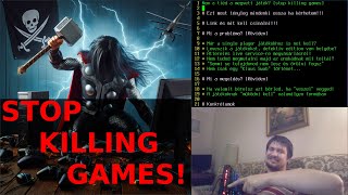 Mentsük meg a videójátékokat stop killing games [upl. by Gibe987]