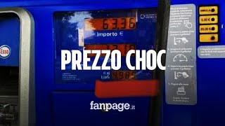 Prezzo choc a un distributore benzina venduta a quasi 5 euro al litro [upl. by Stelmach406]