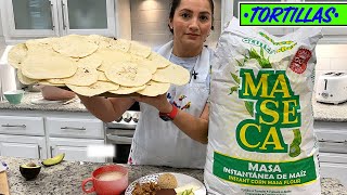 TORTILLAS DE MAIZ  VickyRecetaFacil [upl. by Nivi]