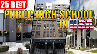 25 Best Public High Schools in USA [upl. by Atimad]