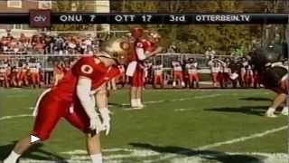 Ohio Northern at Otterbein Football Highlights [upl. by Suertemed]