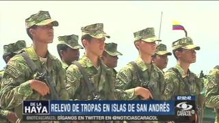 Vea cómo ejercen soberanía los militares colombianos en San Andrés [upl. by Falo]