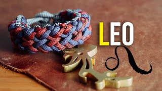 🦁LEO Paracord Bracelet No Buckles  Zodiac Paracord Series  Cetus550 [upl. by Ynahpit658]