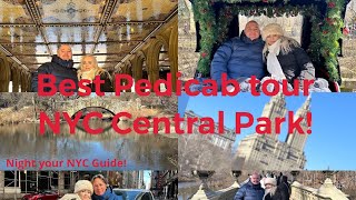 Central Park New York Pedicab Tour with Night your NYC Guide centralpark [upl. by Aniar911]