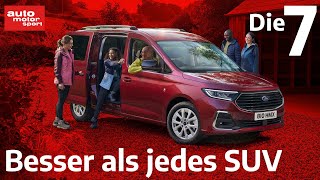 7 SUVAlternativen bis 30000€ Günstige FamilienVans von VW Opel amp Co I auto motor und sport [upl. by Kutzenco]