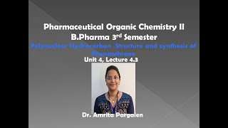 Polynuclear Hydrocarbons Structure and synthesis of Phenanthrene L43Unit4POC2BPharma3 Sem [upl. by Heyes]