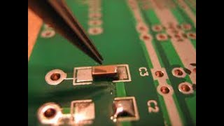 Easy SMD Soldering  SMD Resistor Soldering with hot air Gun  SMD Soldering SolderDesoldering 3 [upl. by Sanjay617]