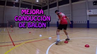 Mejora conducción de balón  Fútbol Sala  Improving ball handling skills  Futsal [upl. by Eenttirb572]