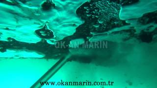 HP PULVARİZE SU JETİ TEMİZLİĞİ UNDERWATER HP WATERJET CLEANİNG CAVİ DYNE [upl. by Temhem661]