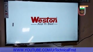 Weston 50 Inch FullHD1080 Smart LED TV  Unboxing And Quick Review  122 Cms Class tv [upl. by Ettenaej]