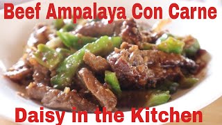 How to cook Beef Ampalaya Con Carne Beef Steak with Bitter Gourd [upl. by Anital]