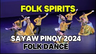 Las Pinas City National Science High SchoolFolk Spirits  Sayaw Pinoy 2024  Foll Dance Category [upl. by Yentroc]