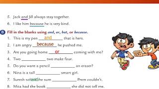 Class 3 English Ls Conjunctions  English Grammar Collins [upl. by Cummine]