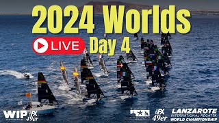 LIVESTREAM  Day 4  49er amp 49erFX Skiff World Championships [upl. by Alcot]