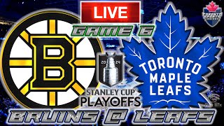 Boston Bruins vs Toronto Maple Leafs Game 6 LIVE Stream Game Audio  NHL Playoffs Streamcast amp Chat [upl. by Drofliw]