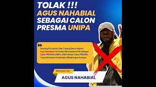 Mahasiswa Unipa Tolak Agus Nahabial Mencalonkan Diri Sebagai Calon Presma [upl. by Rikahs]