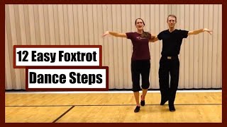 11 Easy Foxtrot Dance Steps [upl. by Gnilhsa]