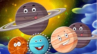 Pianeta canzone  Video di educazione  Imparare pianeta  Solar System For Toddlers  Planets Songs [upl. by Ecnerrat]