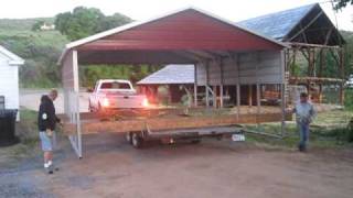 Moving the Carport [upl. by Sayers]