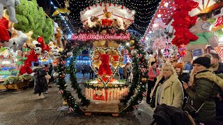 Cardiff Winter Wonderland 2023  Walking Tour 4K Video  South Wales UK 🇬🇧 [upl. by Nancee]