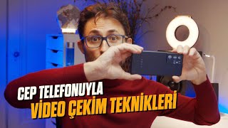 Cep telefonuyla video çekim teknikleri [upl. by Eizle961]