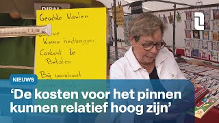 Klein bedrag betalen Liever niet pinnen bij de Marktkooplui 💳❌  L1 Nieuws [upl. by Erdda]