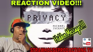 HIDDEN MESSAGES MICHAEL JACKSON PRIVACY OFFICIAL VIDEO REACTION MichaelJackson reaction [upl. by Mahgirb]