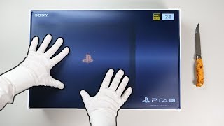 PS4 Pro quot500 MILLIONquot Limited Edition Unboxing 2TB Playstation 4 Console [upl. by Alemak]