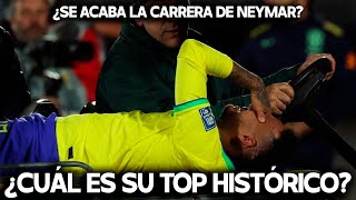 ASI FUE la DURA LESION de NEYMAR con BRASIL ante URUGUAY [upl. by Anetta]