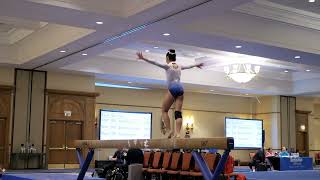 2024 Conquistador Classic 12024 Level 7 Beam Routine [upl. by Leay]