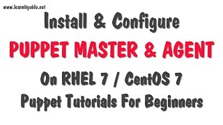 Install and Configure Puppet Master Server and Puppet Agent on Linux RHEL7  CentOS7 [upl. by Ydwor]