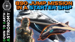 890J in a Starter Ship  Easy aUEC  Star Citizen [upl. by Nuawtna]