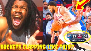 ROCKETS VS THUNDER REACTION 2023 HOUSTON ROCKETS VS OKLAHOMA CITY THUNDER HIGHLIGHTS REACTION 2023 [upl. by Emaj494]