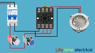 8 pin relay wiring diagram  relay wiring  Life time electrical  lifetimeelectrical [upl. by Rene882]