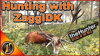 Hunting Hirschfelden w ZaggiDK  theHunter Call of the Wild 2018 [upl. by Natanhoj602]